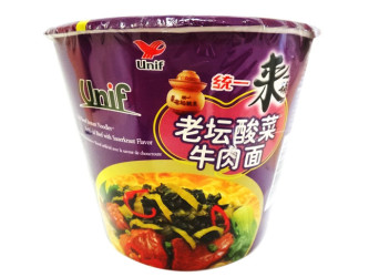 SOUPE AU BOEUF A SAVEUR DE CHOUCROUTE "TONGYI" 110G SOUPE AU BOEUF A SAVEUR DE CHOUCROUTE