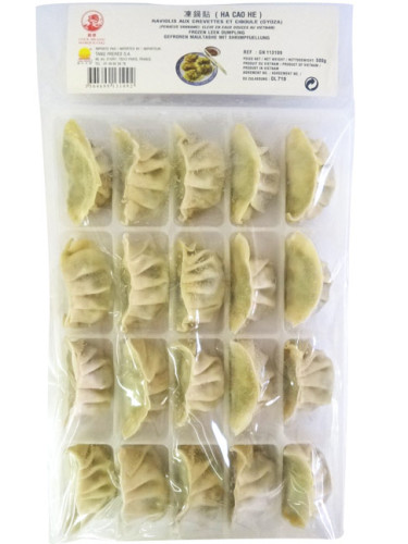 RAVIOLIS AUX CREVETTES ET CIBOULE 
