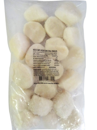NOIX DE ST-JACQUE SANS CORAIL 10/20 USA 1KG
