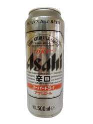 BIERE JAPONAISE ASAHI CANETTE 500ML 