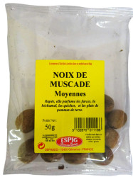 NOIX DE MUSCADE MOYENNES 