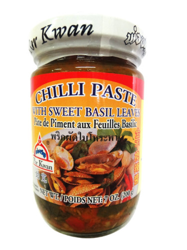 CHILI PASTE AUX FEUILLES BASILIC 